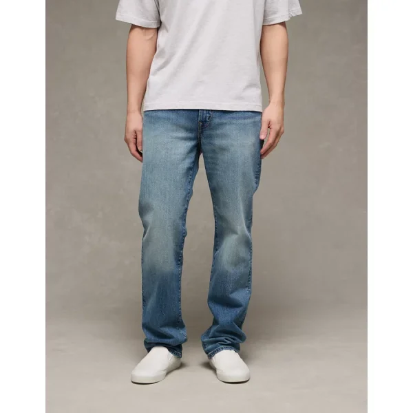 AE EasyFlex +TENCEL™ Fibers Relaxed Straight Jean - Tinted Medium