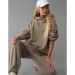 AE Everyday Luxe Hoodie - Coffee