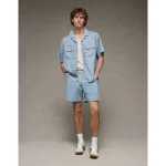 AE Poolside Button-Up Shirt - Gray