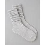AE Slouchy Socks - Light Heather Gray