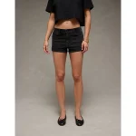 AE Stretch Denim Perfect Shortie - Black