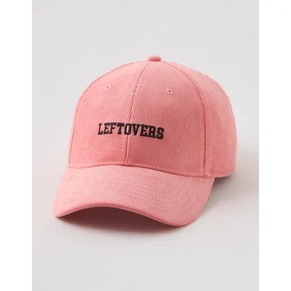 Aerie Corduroy Flat Baseball Hat - Playful Pink