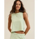 Aerie Dream Jersey Tank Top - Dusty Sage