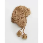 Aerie Tassel Trapper Hat - Tan
