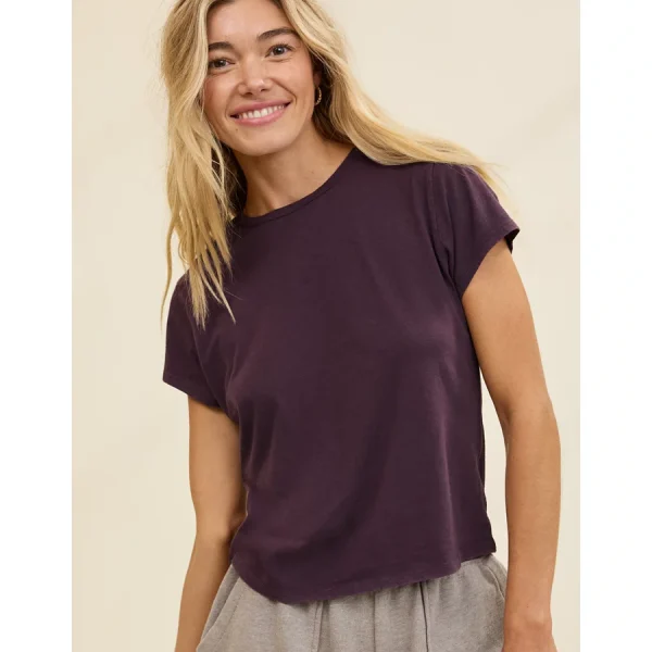 Aerie Vintage T-Shirt - Deep Plum