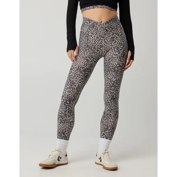 OFFLINE By Aerie Real Me High Waisted Crossover Legging - Stone