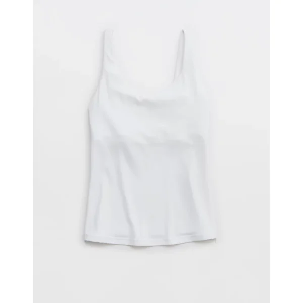 OFFLINE By Aerie Real Me Low Key Tank Top - White