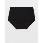 Superchill Modal Rib Super High Waisted Boybrief Underwear - True Black