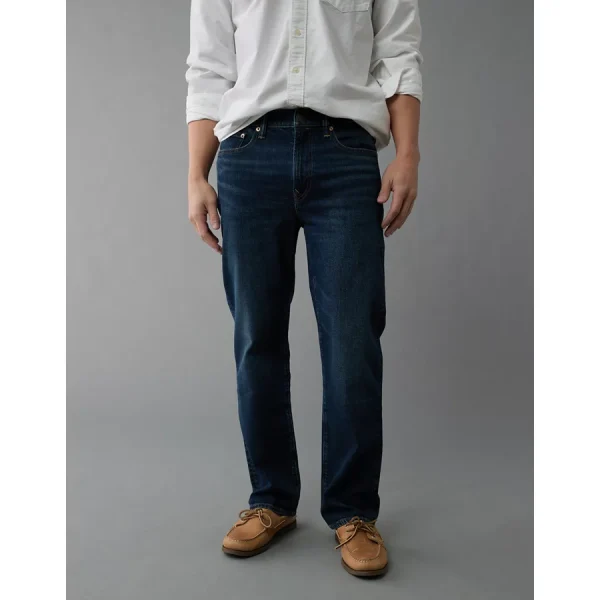 AE EasyFlex +TENCEL™ Fibers Relaxed Straight Jean - Dark Vintage