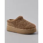 AE Sherpa Scuff Slide - Tan