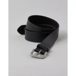 AE Single-Prong Leather Belt - Black