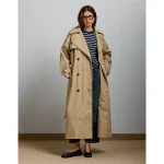 AE77 Premium Dolman Trench Coat - Tan