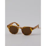 AEO Rounded Sunglasses - Amber Brown