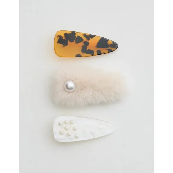 Aerie Hair Clip 3-Pack - Multi