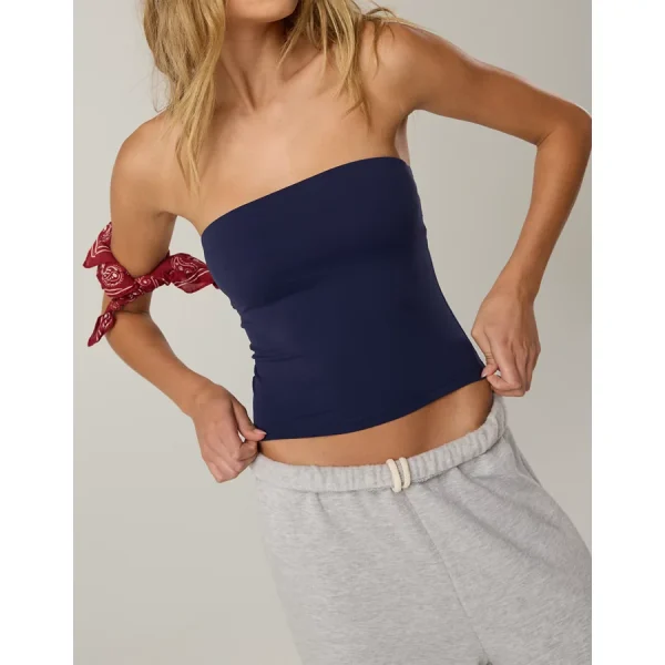 OFFLINE By Aerie Real Me XTRA Tube Top - Royal Navy