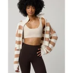 OFFLINE By Aerie The Hugger Layered Sports Bra - Cake Batter