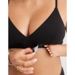 Slick Chicks Adaptive Lounge VELCRO® Brand Fasteners Bra - True Black