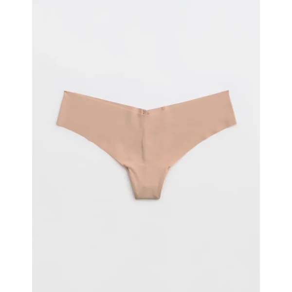 SMOOTHEZ No Show Thong Underwear - Sands