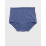 Superchill Cotton Super High Waisted Boybrief Underwear - Marbled Blue