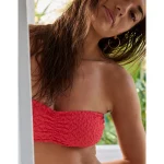 The Andie Pana Bikini Top - Red