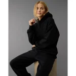 AE Everyday Luxe Hoodie - Charcoal