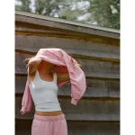 Aerie Double Scoop Neck Tank Top - White