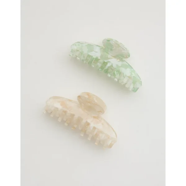 Aerie Medium Claw Clip 2-Pack - Sandalwood
