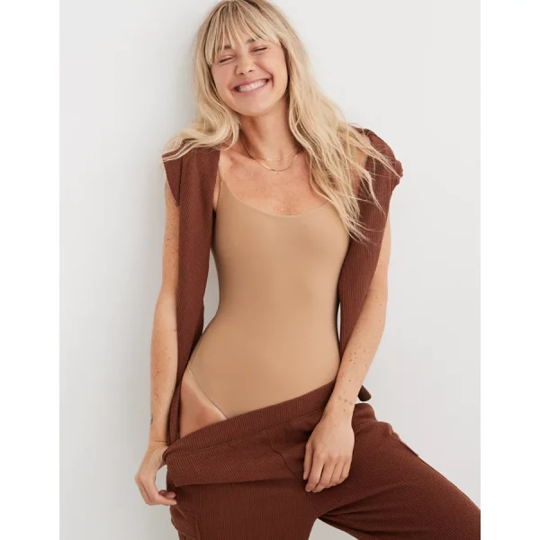 SMOOTHEZ Scoop Bodysuit - Beach Dune