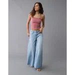 AE Lace Trim Cami - Blush