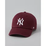 '47 New York Yankees Baseball Hat - Burgundy