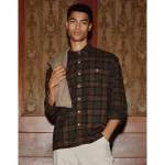 AE Relaxed Fit Everyday Flannel Shirt - Green