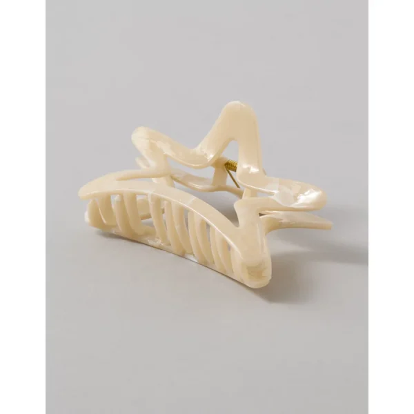 AE Star Hair Clip - Cream