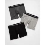 AEO Men's 6" Ultra Soft Boxer Brief 3-Pack - Multi