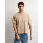 AE Boxy Keith Haring Graphic T-Shirt - Khaki