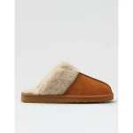 Minnetonka Women's Chesney Scuff Slipper - Brown