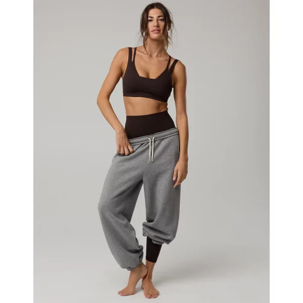 OFFLINE By Aerie The Hugger Layered Sports Bra - Deep Earth