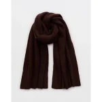OFFLINE By Aerie Waffle Blanket Scarf - Deep Earth