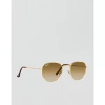 Ray-Ban Hexagonal Sunglasses - Tan