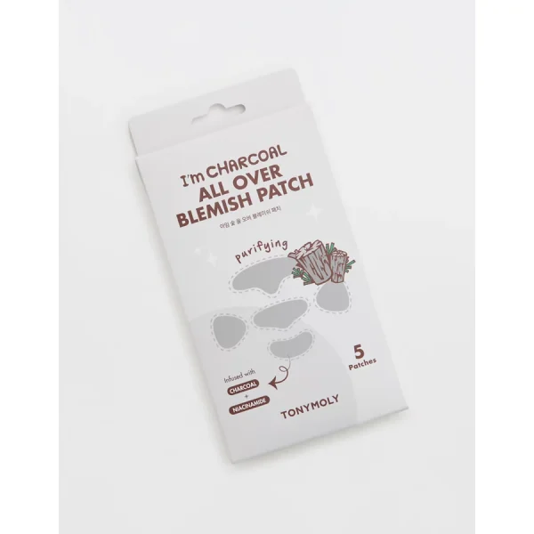 Tonymoly I'm Charcoal All Over Blemish Patch - Grey