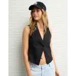 AE Lapel Vest - Ebony