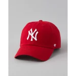 '47 New York Yankees Baseball Hat - Bright Red