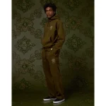 AE x Tru Kolors Heavyweight Graphic Hoodie - Olive