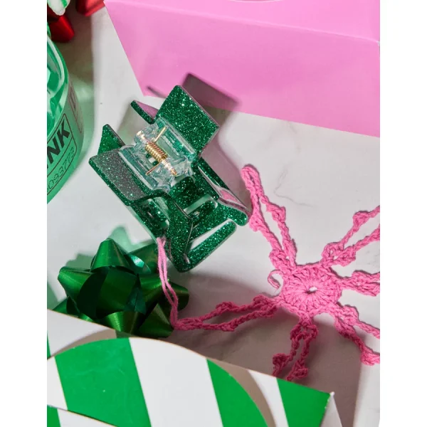 Aerie Square Hair Clip 4-Pack - Green