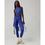 OFFLINE By Aerie Goals Gloss High Waisted Legging - Deep Cobalt