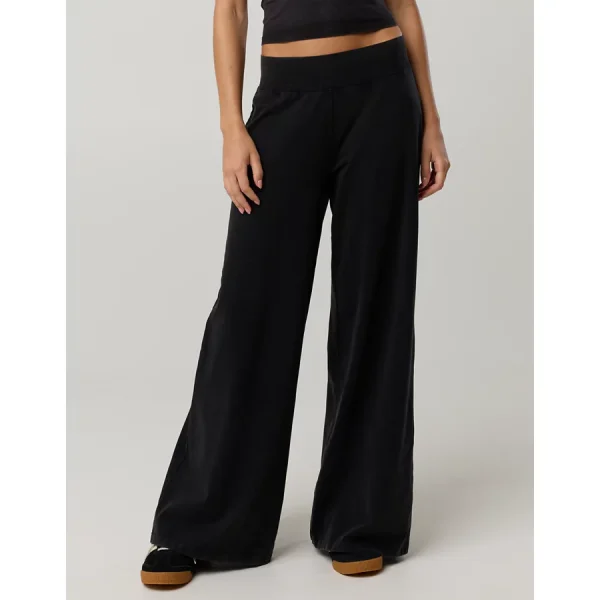 OFFLINE By Aerie OG Super Wide Leg Pant - True Black