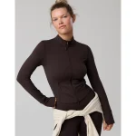 OFFLINE By Aerie The Hugger Full Zip Jacket - Deep Earth