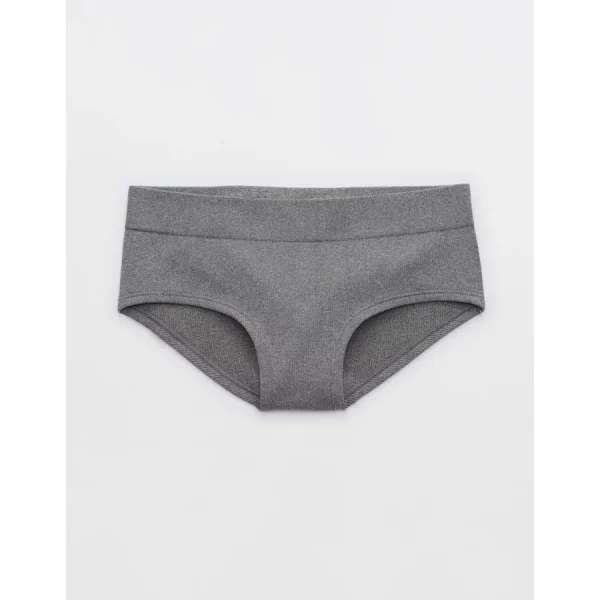 Superchill Seamless Boybrief Underwear - Dark Heather Gray