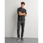 AE 24/7 AirFlex+ Temp Tech Athletic Skinny Jean - Stone Gray