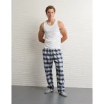 AE Flannel PJ Pant - Powder Blue