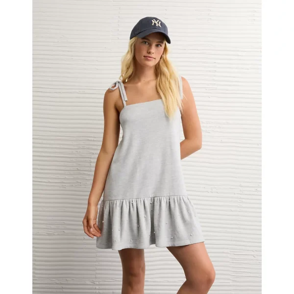 AE Pearl Mini Shift Dress - Heather Gray